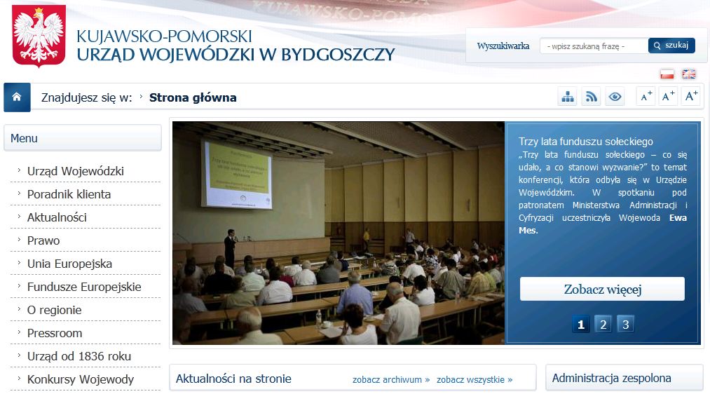 Kujawsko-Pomorski Urząd Wojew&oacute;dzki - SLLGO - Fundusz sołecki